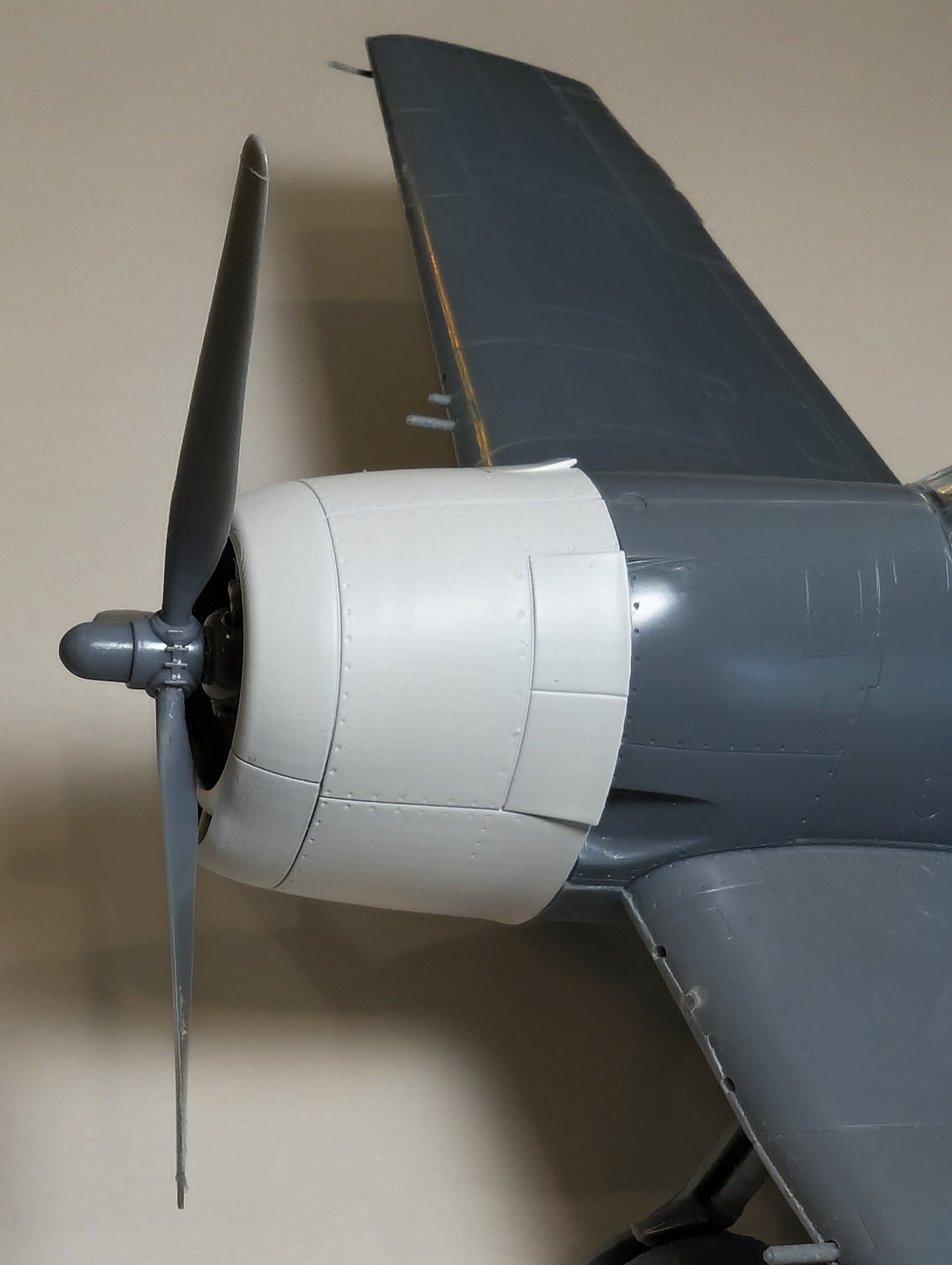 1:48 scale Hasegawa F6F-3 "Late" & -5 Hellcat Cowling